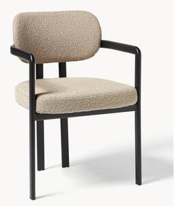 Buklé stolička s opierkami Adrien