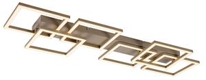 Rabalux 71500 - LED stmievateľné stropné svietidlo FATMA 40W/230V 3000-6500K 33x100 cm béžová + diaľkové ovládanie