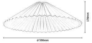 Rabalux 72062 - Tienidlo na luster NAMIRO, max. 40 W, priemer 59 cm, biela