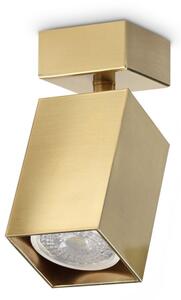 IDEAL LUX 371214 DYNAMITE AP1 SQUARE stropné svietidlo mosadzné