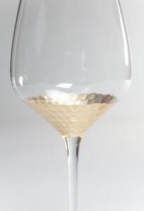 Gobi pohár na červené víno zlatý