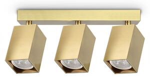 IDEAL LUX 371283 DYNAMITE PL3 LINEAR SQUARE stropné svietidlo mosadzné