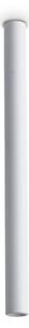IDEAL LUX 370873 LOOK LED PL1 ROUND D30 H400 3000K stropné svietidlo biele