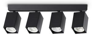 IDEAL LUX 371368 DYNAMITE PL4 LINEAR SQUARE stropné svietidlo čierne