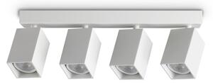IDEAL LUX 367422 DYNAMITE PL4 LINEAR SQUARE stropné svietidlo biele