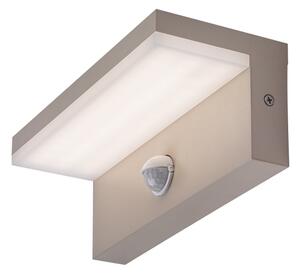 Rabalux 77220 - LED vonkajšie nástenné svietidlo so senzorom ZARAGOZA 9W/230V IP54 béžová