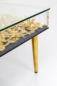 Gold Flowers konferenčný stolík zlatý
