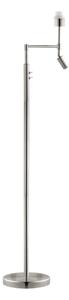 BRILAGI - LED Stojacia lampa CERIA 1xE27/60W/230V + LED/2,1W matný chróm/čierna