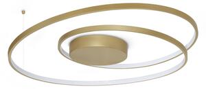 IDEAL LUX 365060 OZ PL D080 3000K stropné svietidlo mosadzné