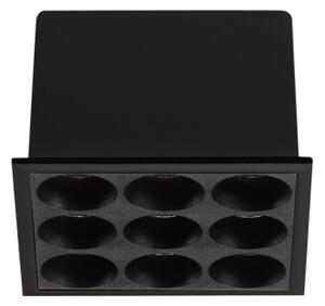 IDEAL LUX 369518 LIKA FI SLIM SQUARE 10W 3000K zápustné svietidlo čierne