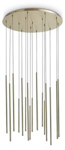 IDEAL LUX 371153 LOOK LED SP16 ROUND DROP D16 3000K závesné svietidlo mosadzné