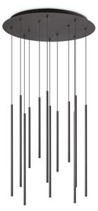 IDEAL LUX 341095 LOOK LED SP12 ROUND DROP D16 2700K závesné svietidlo čierne