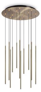 IDEAL LUX 341101 LOOK LED SP12 ROUND DROP D16 2700K závesné svietidlo mosadzné