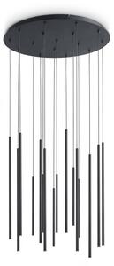 IDEAL LUX 371146 LOOK LED SP16 ROUND DROP D16 3000K závesné svietidlo čierne