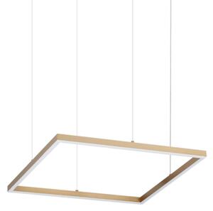IDEAL LUX 370415 ORACLE SLIM SP D050 SQUARE 3000K závesné svietidlo mosadzné