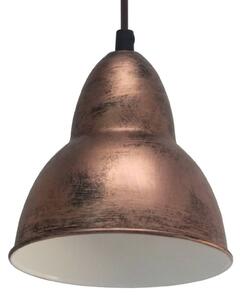 Vintage štýl – závesná lampa Bojan meď