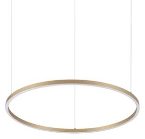 IDEAL LUX 370446 ORACLE SLIM SP D070 ROUND 3000K závesné svietidlo mosadzné