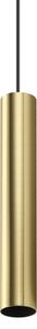 IDEAL LUX 371597 LOOK SP1 ROUND D40 H400 závesné svietidlo mosadzné
