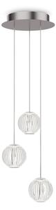 IDEAL LUX 343464 DIAMOND 3000K závesné svietidlo priesvitné