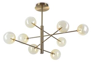 IDEAL LUX 345420 EQUINOXE SP8 závesné svietidlo jantárové béžové