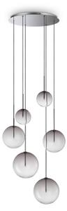 IDEAL LUX 345413 EQUINOXE SP6 závesné svietidlo dymové