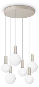 IDEAL LUX 349237 ODEON SP6 3000K závesné svietidlo biele
