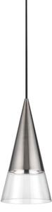 IDEAL LUX 322803 CONO SP1 závesné svietidlo niklové kovové matné