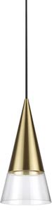 IDEAL LUX 321479 CONO SP1 závesné svietidlo mosadzné