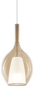IDEAL LUX 360003 KALIQUE-2 SP1 D18 závesné svietidlo jantárové béžové