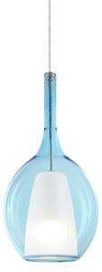 IDEAL LUX 360041 KALIQUE-2 SP1 D18 závesné svietidlo modré