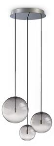 IDEAL LUX 364834 EQUINOXE SP3 závesné svietidlo dymové