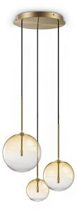 IDEAL LUX 364827 EQUINOXE SP3 závesné svietidlo jantárové béžové