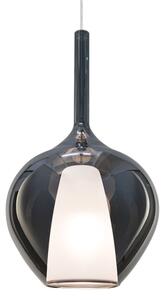 IDEAL LUX 359465 KALIQUE-1 SP1 D28 závesné svietidlo dymové