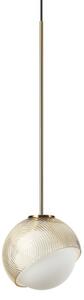 IDEAL LUX 366623 BLOOM SP1 D12 závesné svietidlo mosadzné