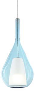 IDEAL LUX 360089 KALIQUE-3 SP1 D18 závesné svietidlo modré