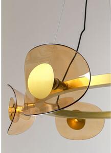 Mariposa Brass visiaca lampa zlatá Ø81 cm