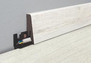 Lišta soklová Naturel biela, MDF, dĺžka 260 cm, L58C8469
