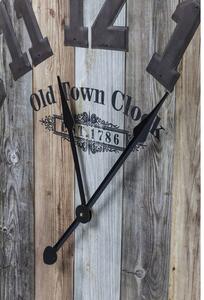 Old Town nástenné hodiny hnedé