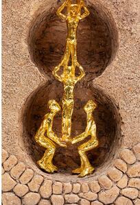 Rock Acrobatic dekorácia zlatá 19 cm