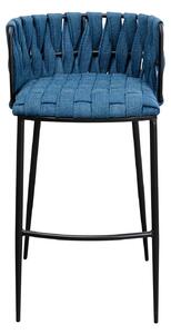 Saluti barová stolička modrá
