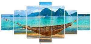 Obraz exotického ostrova (Obraz 210x100cm)