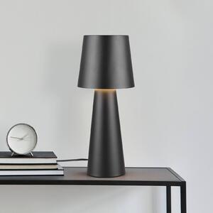 Núbijská stolová lampa, čierna, výška 40 cm, kov, E27