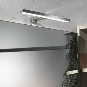 LED zrkadlo svetlo Nemo, 30 cm, Hliník / sivá / zinok, Kúpeľňa, Plast, Moderný