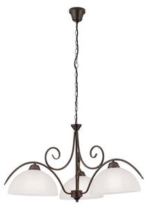Orion - Luster na reťazi RULA 3xE27/40W/230V pr. 70 cm biela/bronz