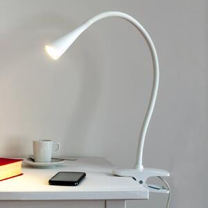 Lindby LED svietidlo Baris, biele, výška 44 cm, 3000K