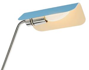 HAY Stolná lampa Apex, pastelovo modrá, 38 cm, E14, oceľ, Modrá, Pracovňa / Kancelária, kov, Dizajn, Stojacie svietidlo