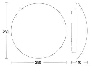 Steinel 056063 - LED Vonkajšie svietidlo so senzorom RS PRO LED/9,5W/230V IP54