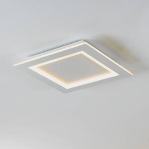 EGLO connect LED stropné svietidlo Padrogiano-Z, 1 svetlo, 45 x cm, Biela / opálová, Obývacia izba / jedáleň, kov, Moderný, Stropné svetlo