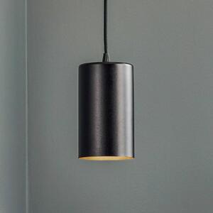 Závesná lampa ZW Tube 170, 1-plameňová, čierna