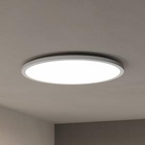 EGLO connect LED stropné svietidlo Rovito-Z, biele, Ø 50 cm, Biela / opálová, Obývacia izba / jedáleň, Plast, Závesné svietidlo